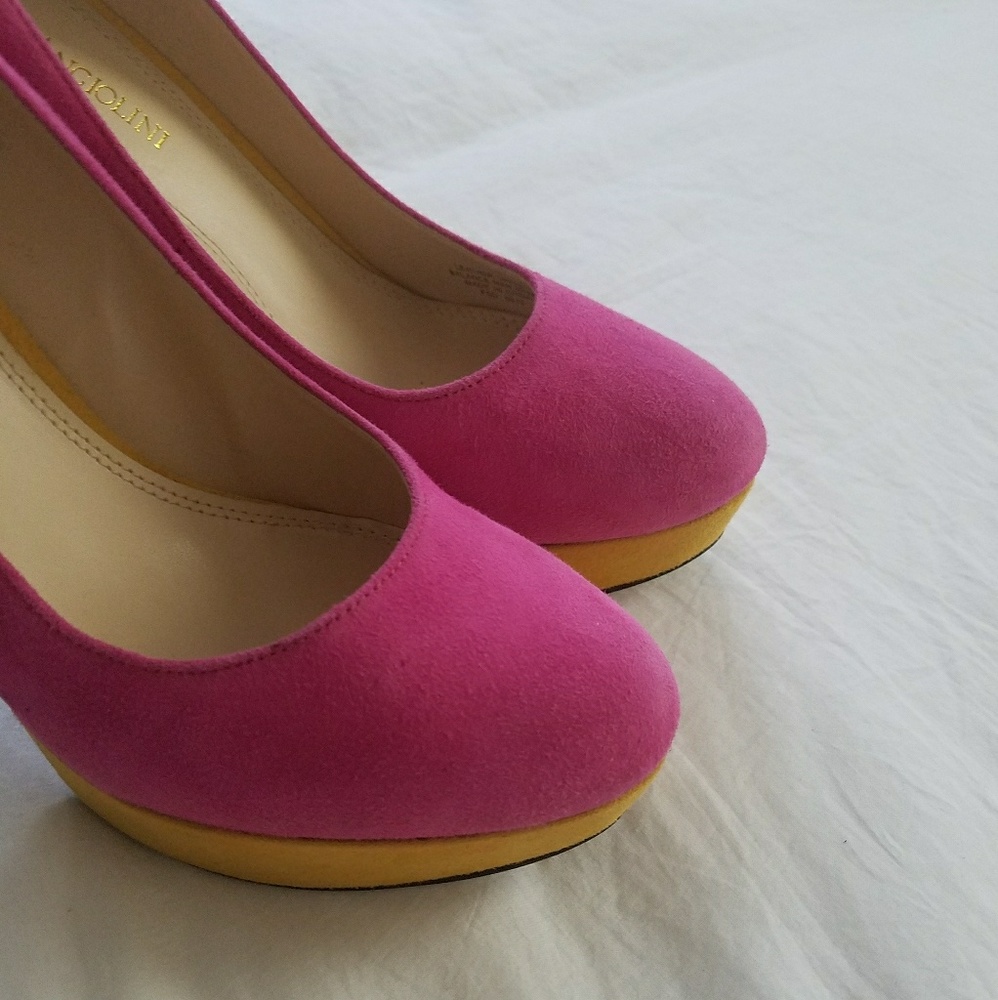Enzo Angiolini Colorblock Heels - Picture 7 of 8